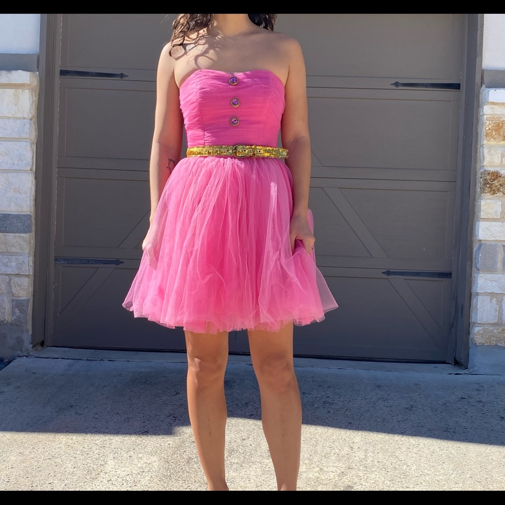 Betsey Johnson Tulle Dress in Pink